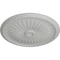 Ekena Millwork Juniper Ceiling Medallion (Fits Canopies up to 7"), Hand-Painted Frost, 36"OD x 1 1/2"P CM36JUFRF - alternate 3